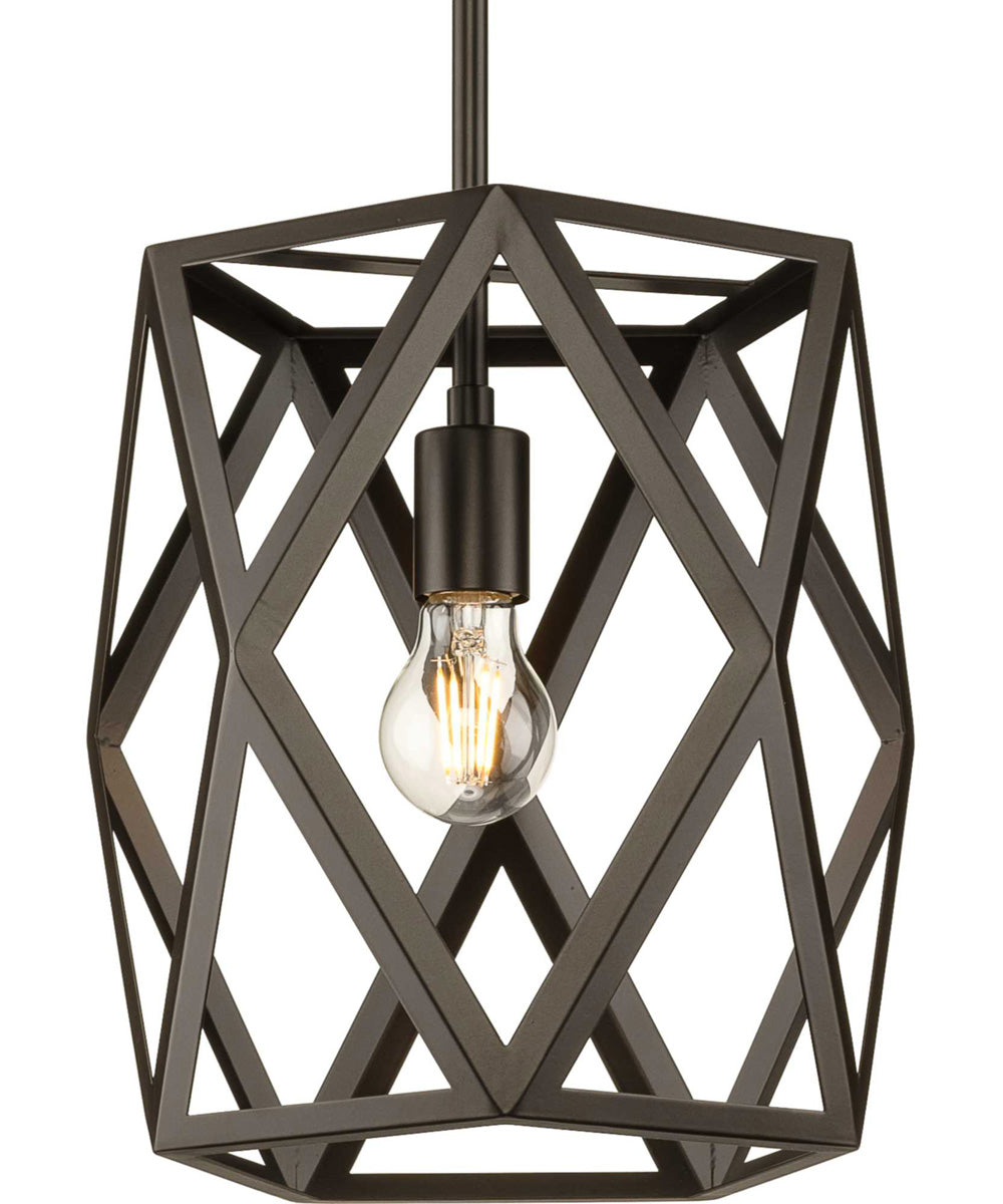 Saucedo 1-Light Modern Pendant Architectural Bronze