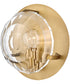 Nala 1-Light Small Single Light Sconce in Heritage Brass