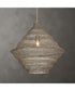Sigh Woven Brass 1 Light Pendant