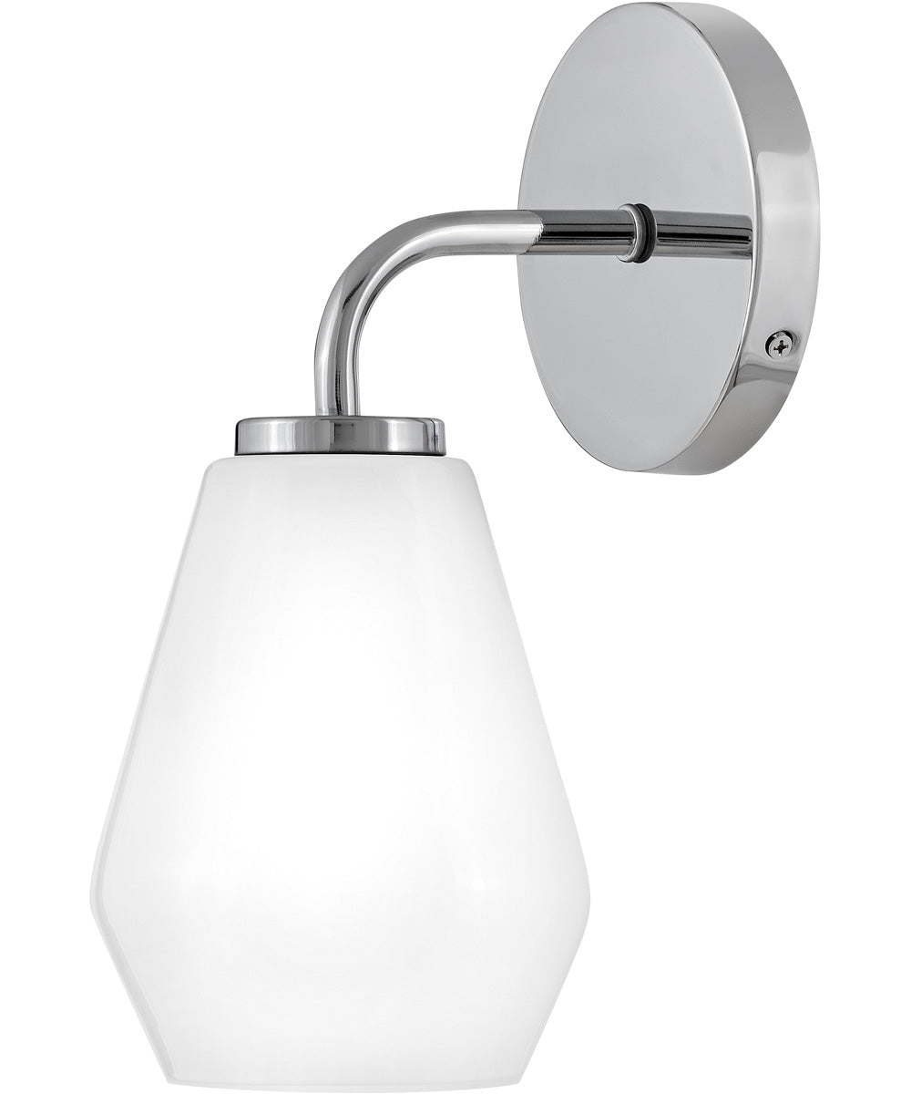 Gio 1-Light Medium Single Light Vanity in Chrome