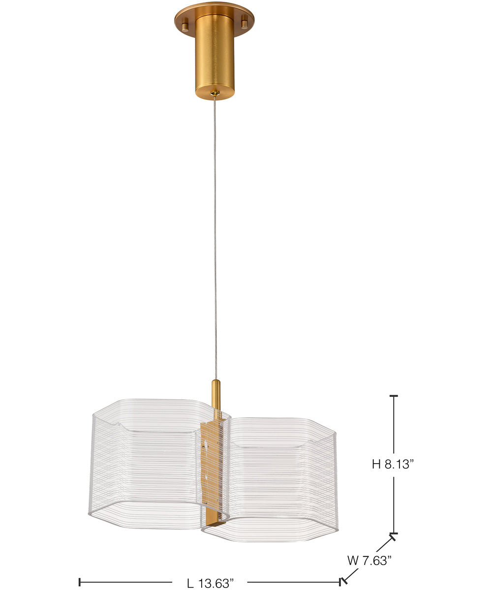 Kenzo  Pendant Polished Anodized Bronze