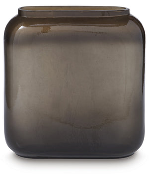 Sumner Vase Gray/Gold