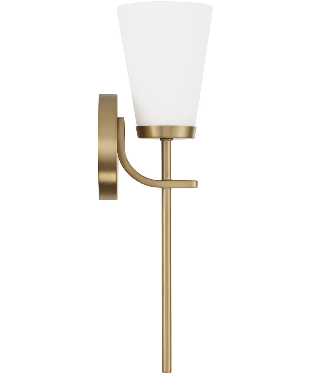 Drake 1-Light Sconce Aged Brass