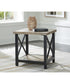Bristenfort Rectangular End Table Brown/Black