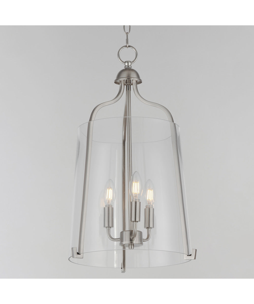 Bellmore 3-Light Foyer Pendant Satin Nickel