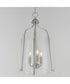 Bellmore 3-Light Foyer Pendant Satin Nickel