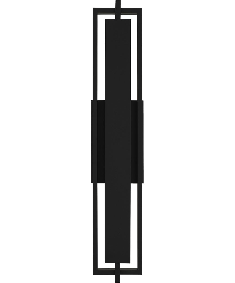 Pointsett Extra Large Outdoor Wall Light  Coastal Armour Aluminum Matte Black