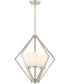 Nome 3-Light Pendant Brushed Nickel
