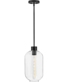 Greer 1-Light Small Pendant in Black