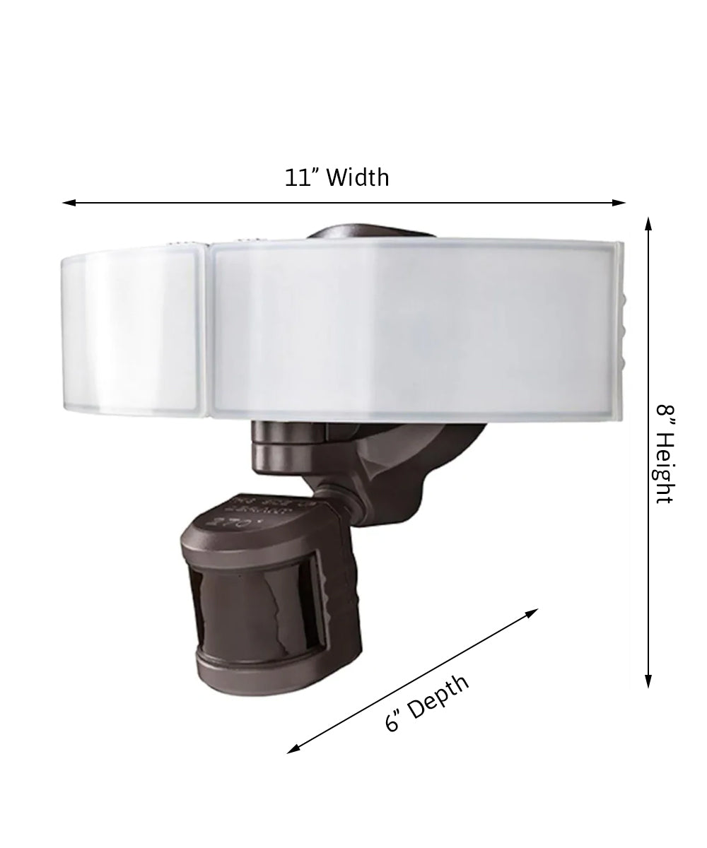 Defiant 270 Degree BRONZE LED Bluetooth Motion Outdoor Security Light