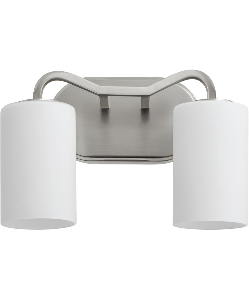 Rutherford 2-light Bath Vanity Light Satin Nickel