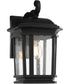 Murphy 1-light Outdoor Wall Lantern Matte Black