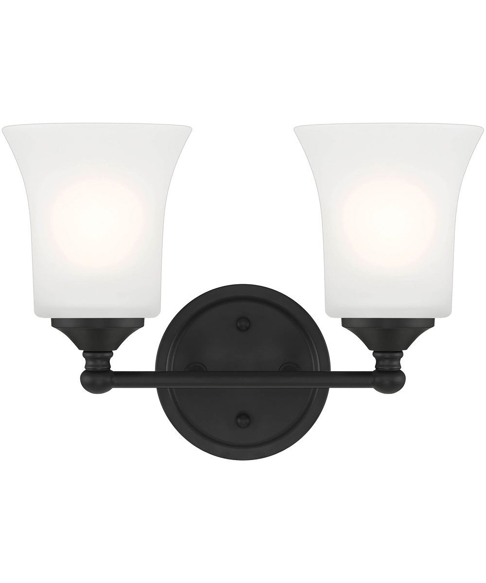 Bronson 2 Light Vanity Matte Black