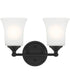 Bronson 2 Light Vanity Matte Black