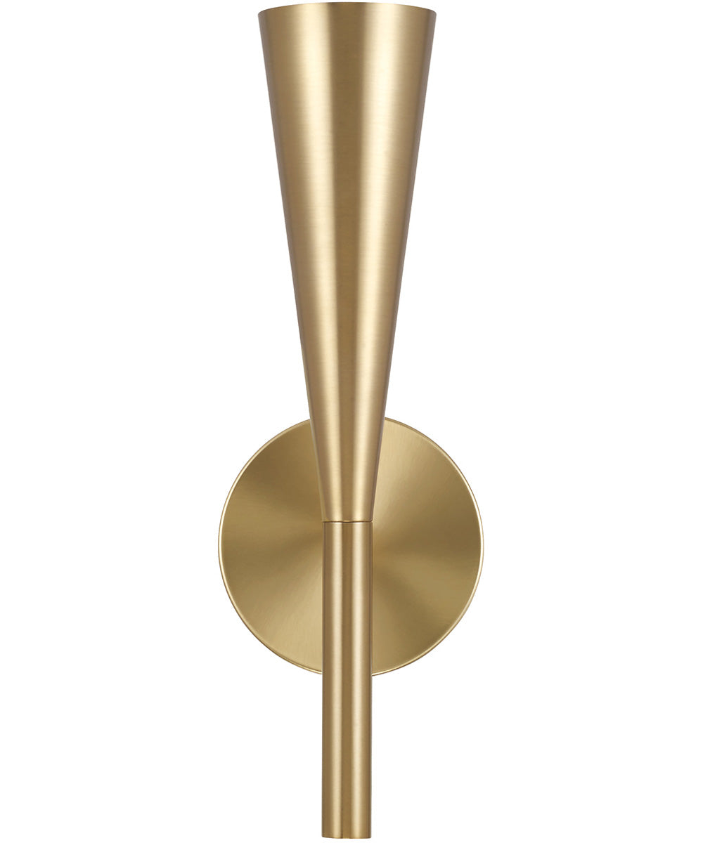 Levi 1-Light Sconce Matte Brass