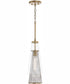 Abbott 1-Light Pendant Aged Brass
