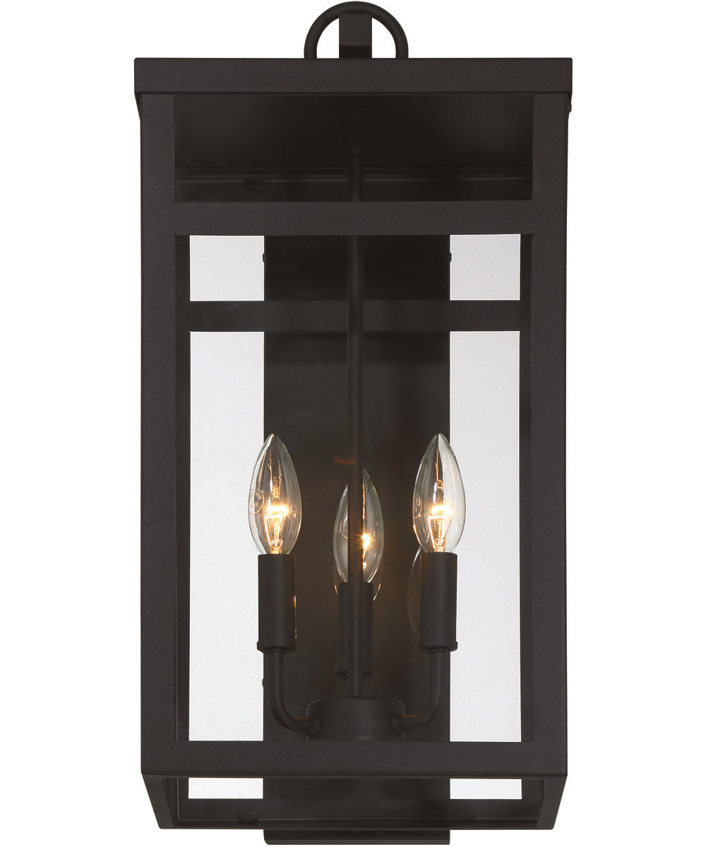 O'Neal 3-Light Outdoor Lighting Textured Black