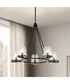 Valentine 5-Light Chandelier Black