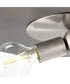Trimble 3-Light 18" Flush Mount Brushed Nickel