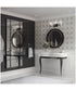 Elara 3-Light Clear Glass New Traditional Bath Vanity Light Matte Black
