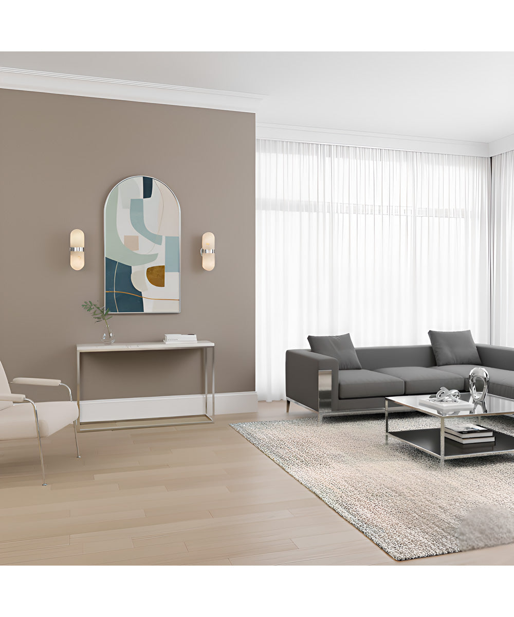 Bree 2-light Wall Sconce Polished Chrome