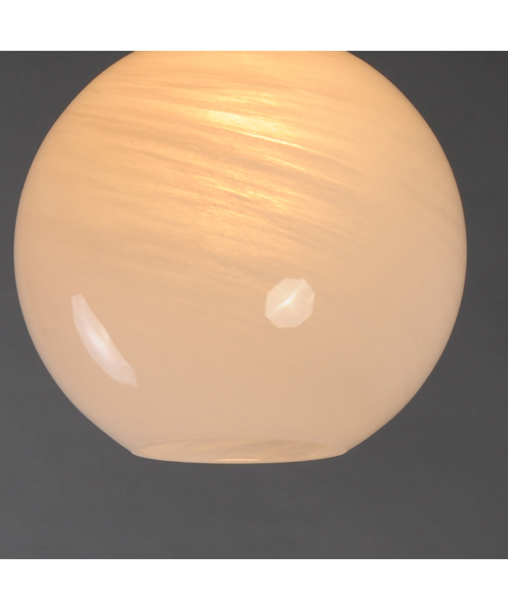 Neve Flush Mount Natural Aged Brass