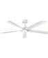 Layton 58" Smart Fan Matte White