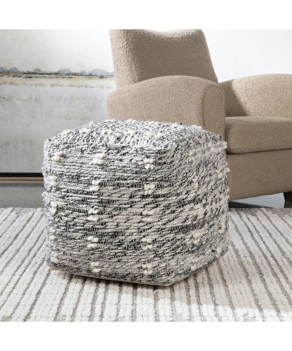 Narol Gray Pouf