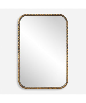 A Little Knotty Bronze Vanity Mirror