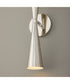 Levi 2-Light Sconce Polished Nickel