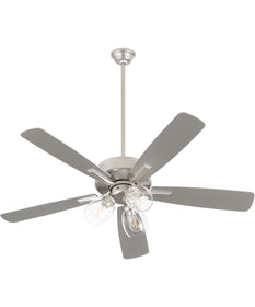 52" Ovation 3-light Ceiling Fan Satin Nickel