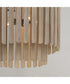 Jada 5-Light Pendant Dark Brass