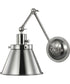 Hinton Swing Arm Wall Light Brushed Nickel