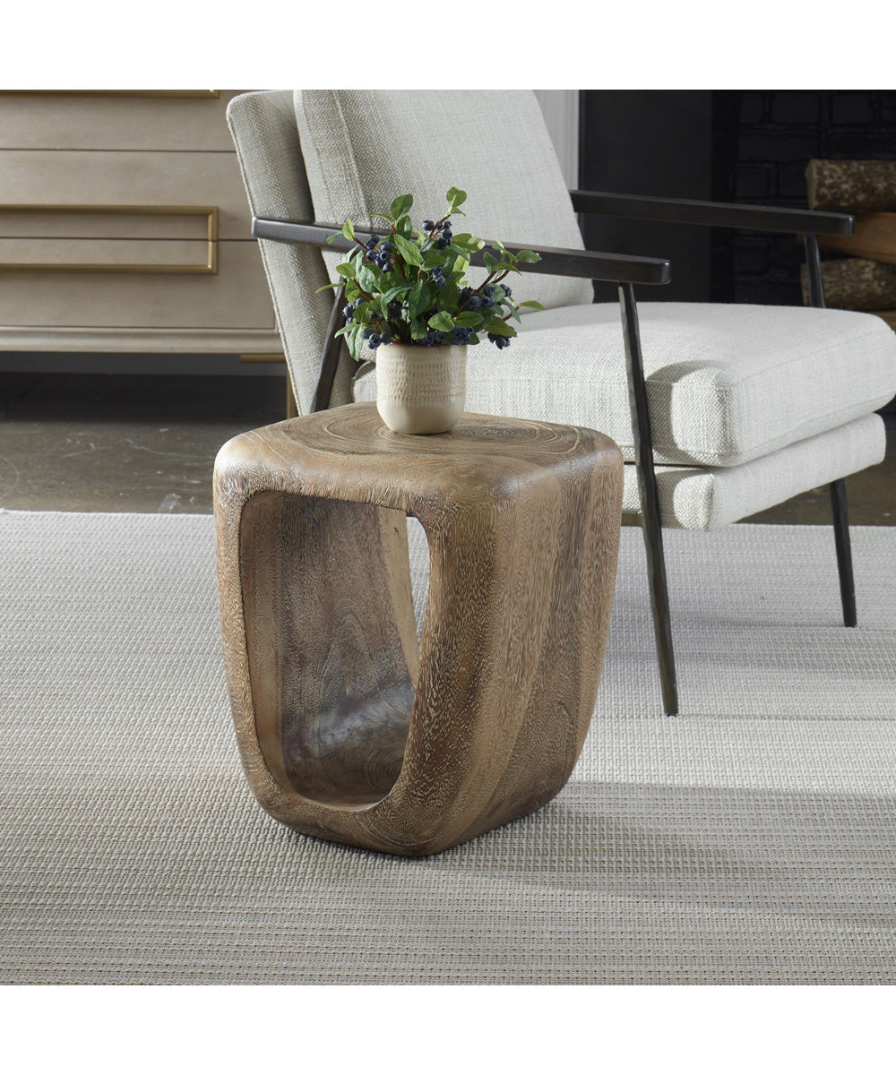 Loophole Bleached Wash Accent Stool