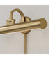 Morgan 1-Light Sconce Matte Brass