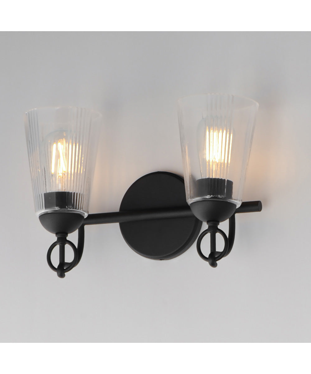 Jackson Hole 2-Light Wall Sconce Black