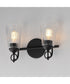 Jackson Hole 2-Light Wall Sconce Black