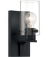 5"W Sommerset 1-Light Vanity & Wall Matte Black