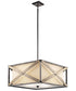 Cahoon 26"W 4-Light Anvil Iron Pendant/Semi-Flush Mount Light by Kichler