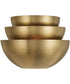 Gia 2-Light Sconce Aged Brass