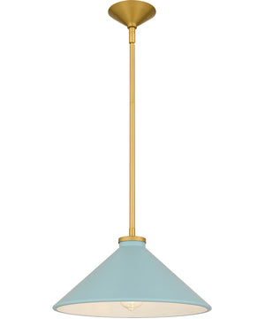 Bradbury 1-light Pendant Brushed Gold
