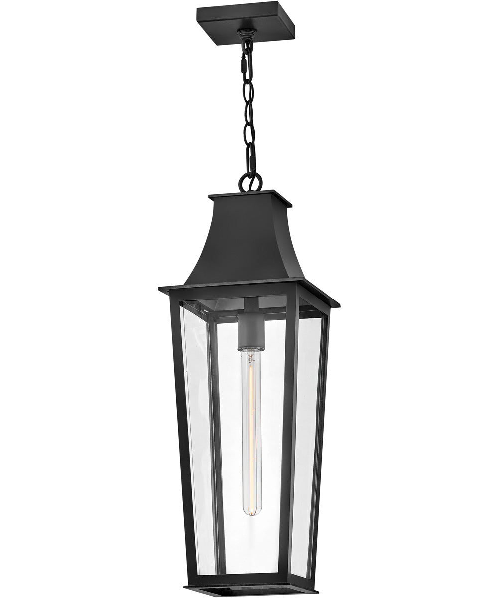 Georgetown Coastal Elements  1-Light Large Hanging Lantern in Black