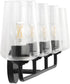 Celino 4-Light Bath & Vanity Black