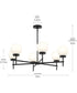Rigsby 6-Light Medium Chandelier Matte Black
