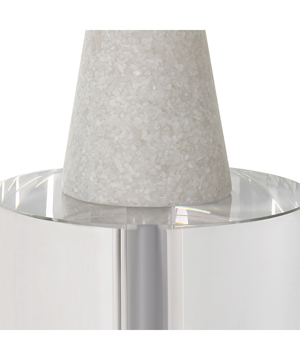 Norte White Stone Sculptures, Set of 2