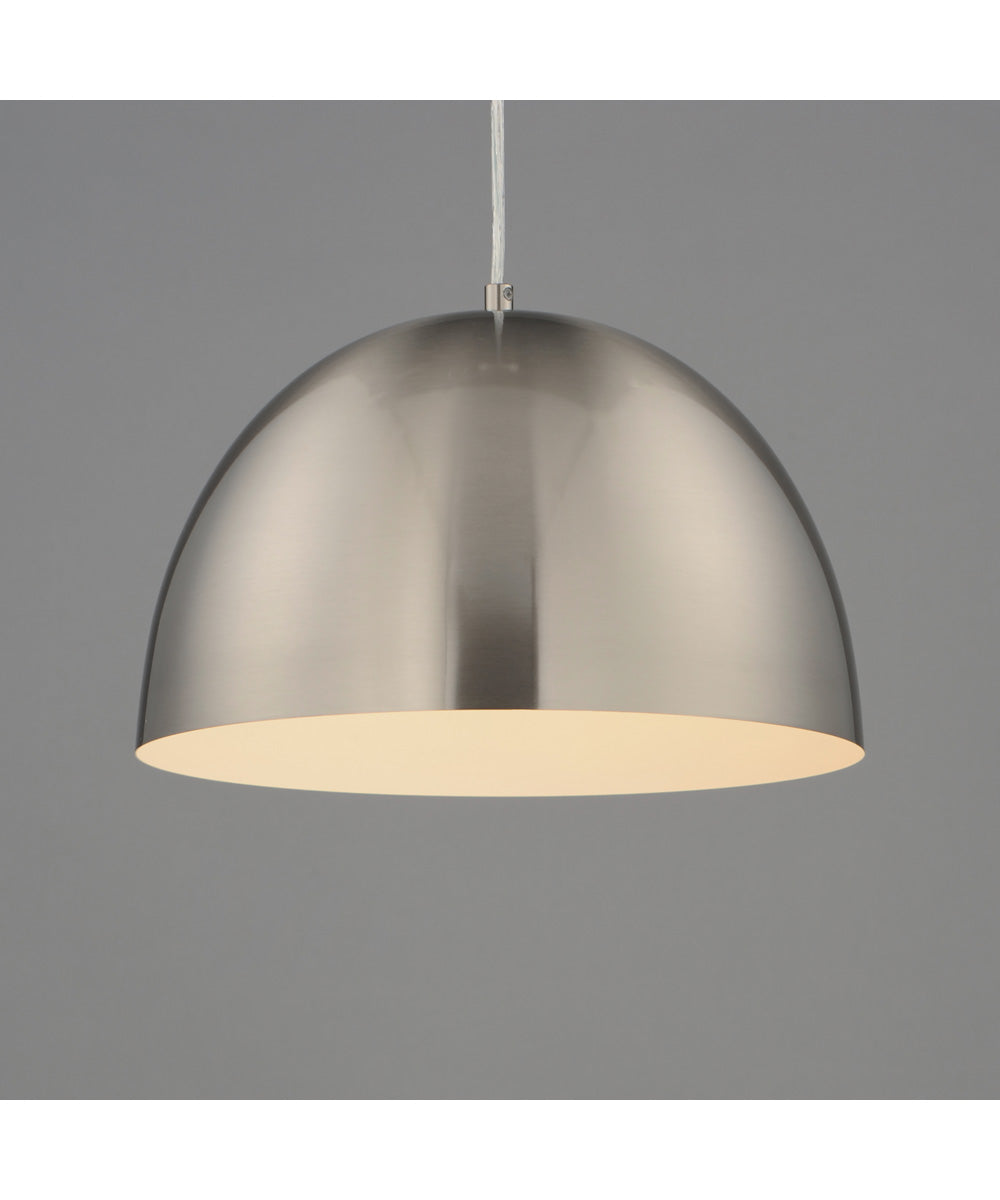 Tova 14 inch Pendant Satin Nickel