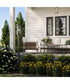 Kagen Outdoor Post Light with Clear Glass Panels Antique Bronze