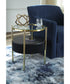 Nedman Accent Table with Speaker Black/Gold