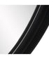 32x32" Wall Mirror Matte Black