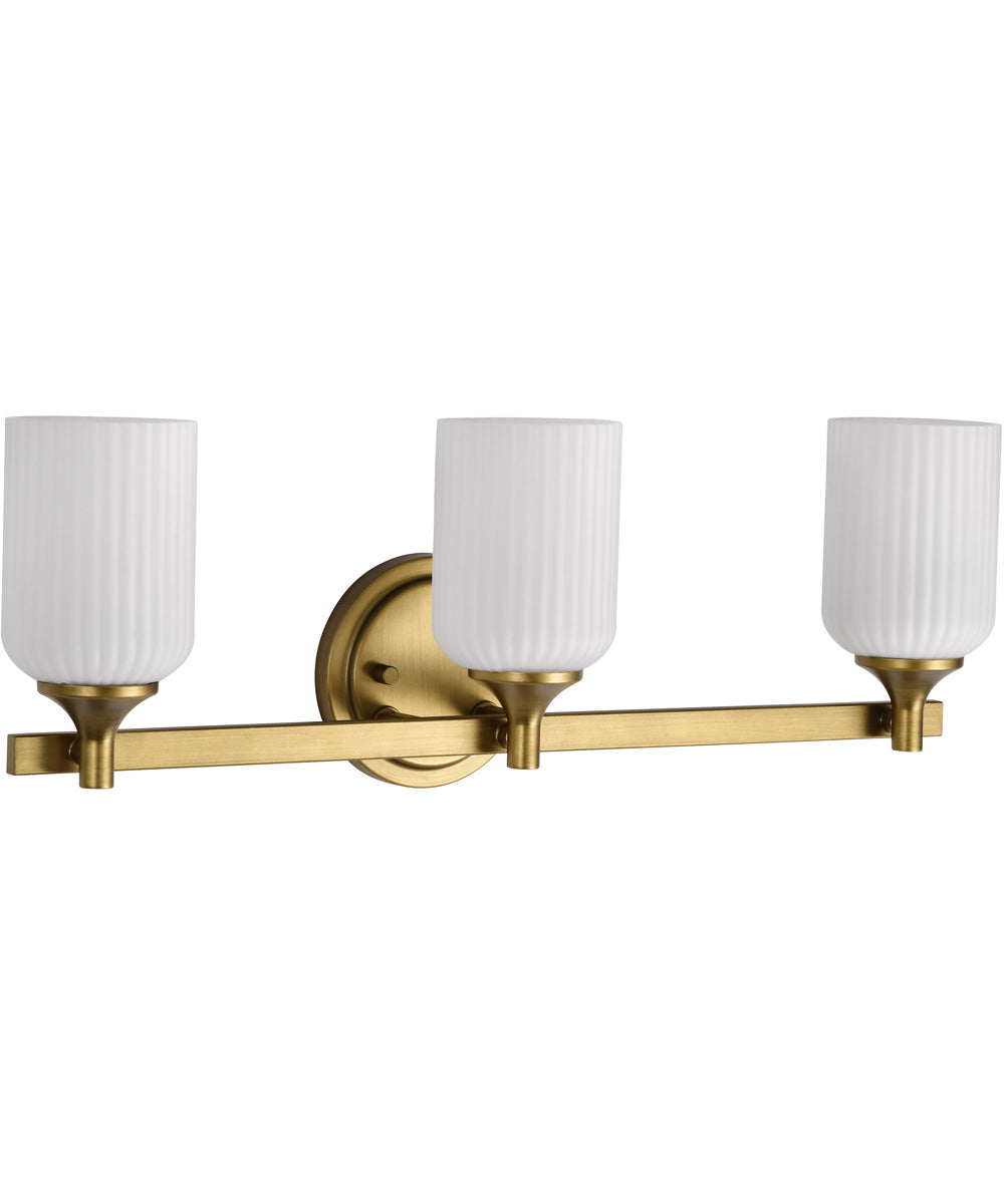 Solara 3-Light Vanity & Wall Natural Brass